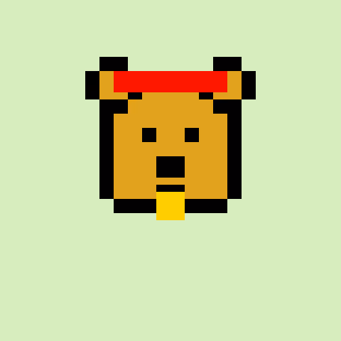 Pixel Bear #42250