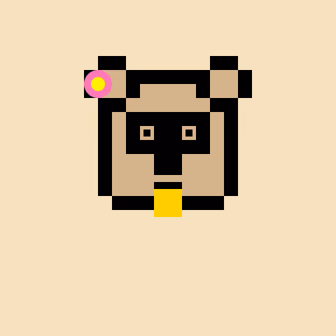 Pixel Bear #32496