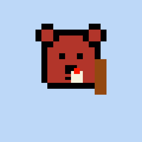 Pixel Bear #28066