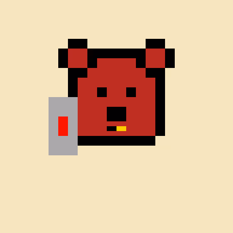Pixel Bear #72317