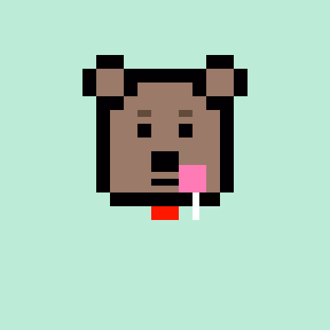 Pixel Bear #46238
