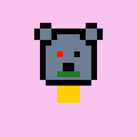 Pixel Bear #49526