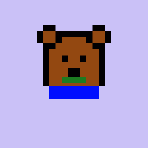 Pixel Bear #78038
