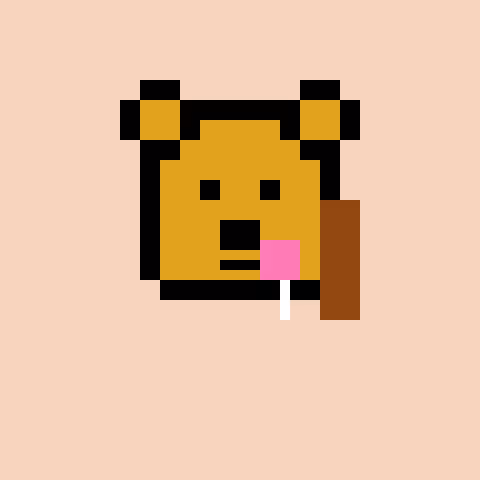 Pixel Bear #44665