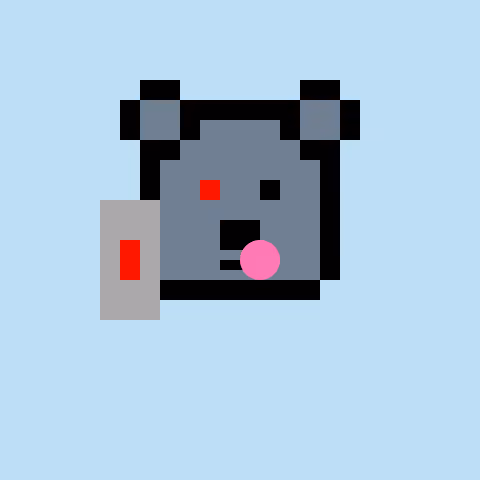 Pixel Bear #52030