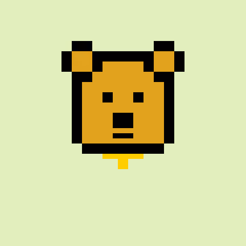 Pixel Bear #7369