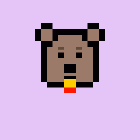 Pixel Bear #18966