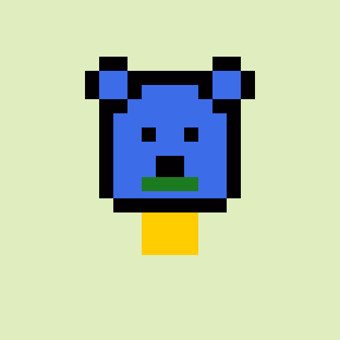 Pixel Bear #23326