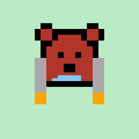 Pixel Bear #70373