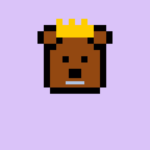 Pixel Bear #20742