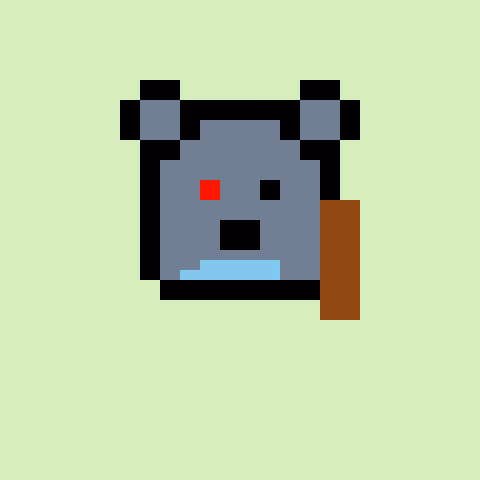 Pixel Bear #38897