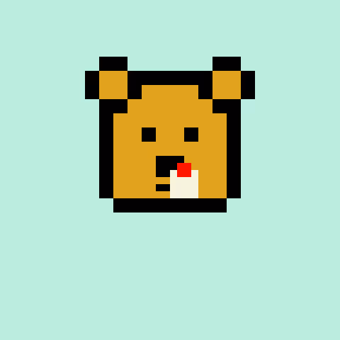 Pixel Bear #26319