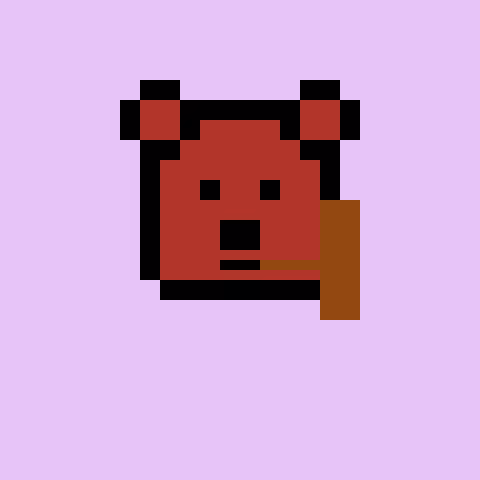 Pixel Bear #8323