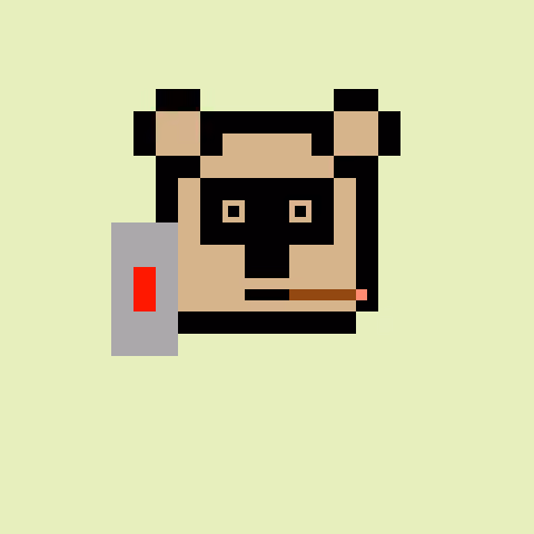 Pixel Bear #65299