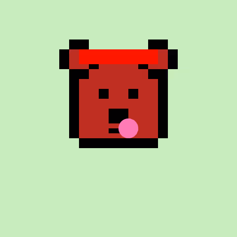 Pixel Bear #74793