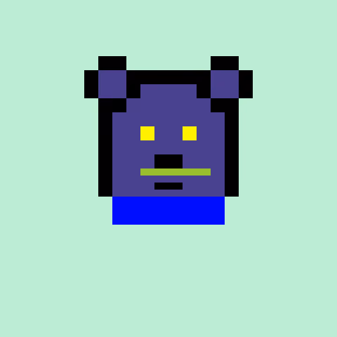 Pixel Bear #26762
