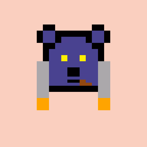 Pixel Bear #43665