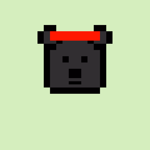 Pixel Bear #45917