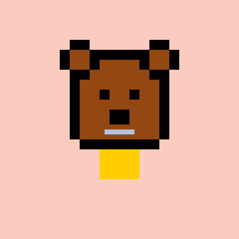 Pixel Bear #33473