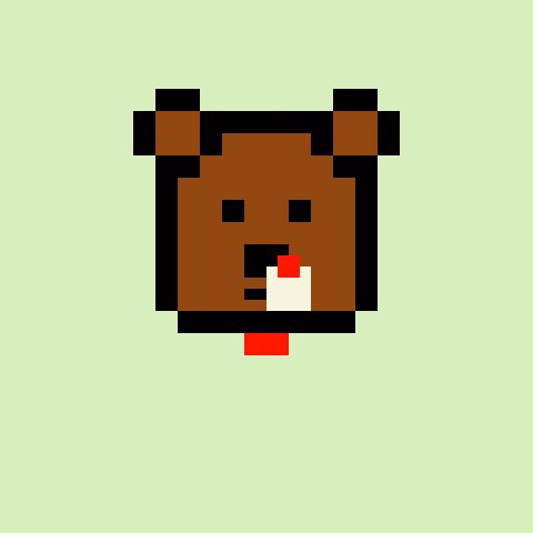 Pixel Bear #13769