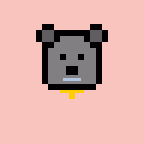 Pixel Bear #79262