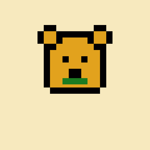 Pixel Bear #51387