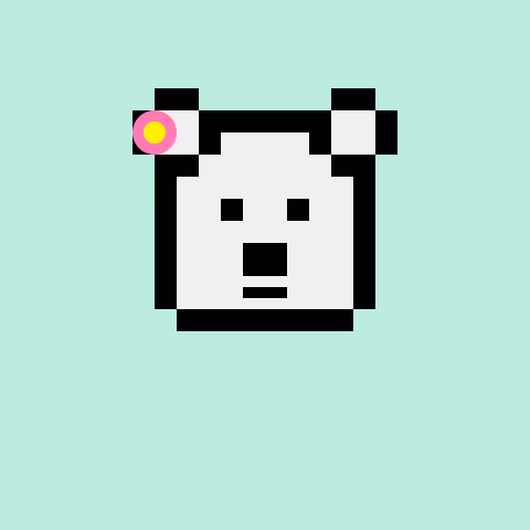 Pixel Bear #7460