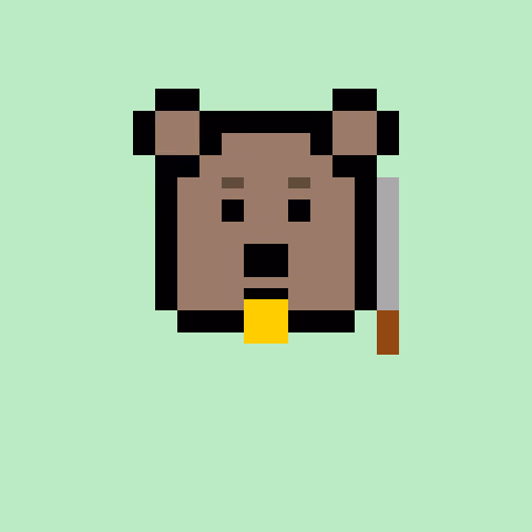 Pixel Bear #13952
