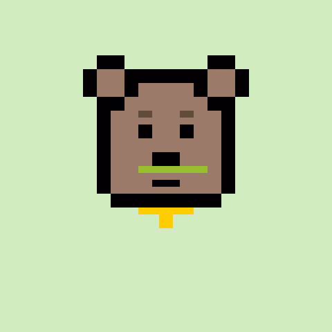 Pixel Bear #48513