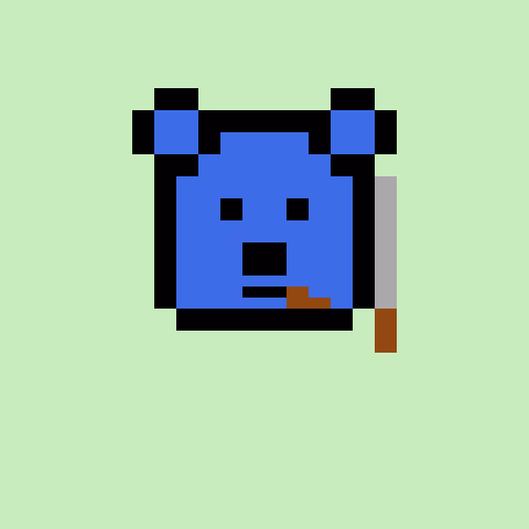 Pixel Bear #76344