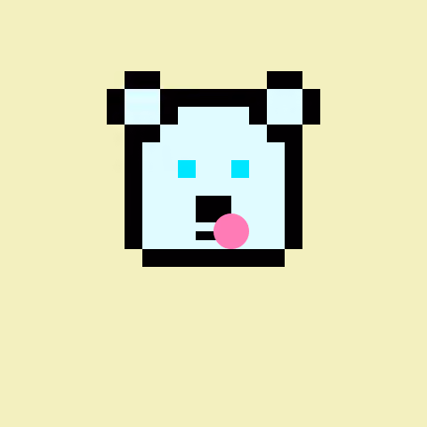 Pixel Bear #23285