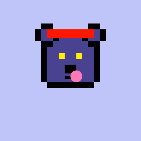 Pixel Bear #25667