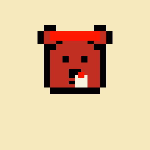 Pixel Bear #74538