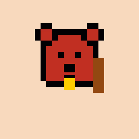 Pixel Bear #57264