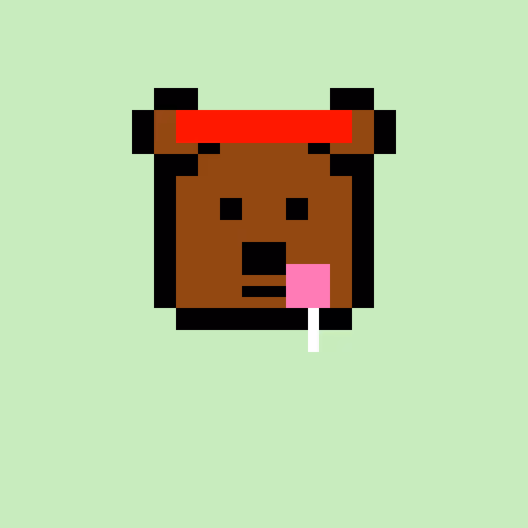 Pixel Bear #24931