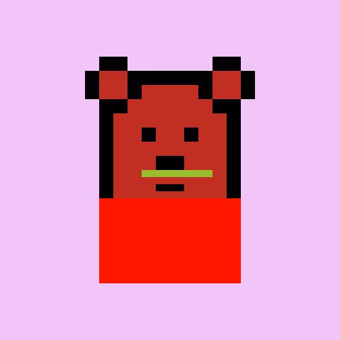 Pixel Bear #63080