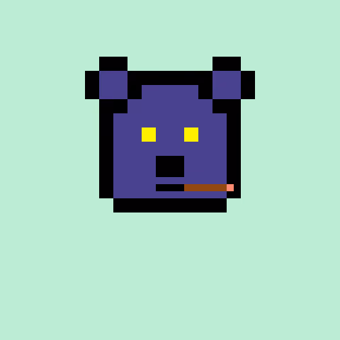 Pixel Bear #65624