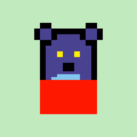 Pixel Bear #50397
