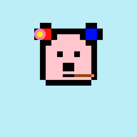 Pixel Bear #64188