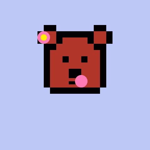Pixel Bear #42982