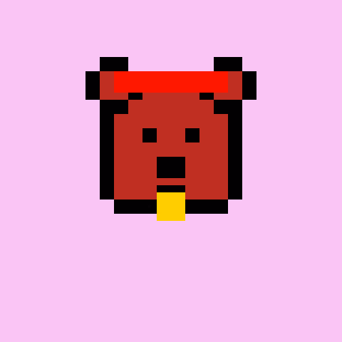 Pixel Bear #48287