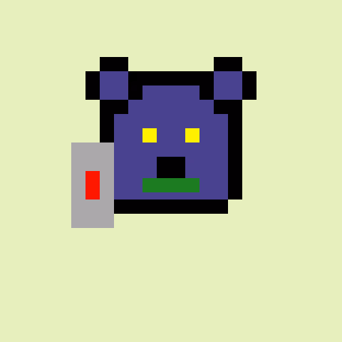 Pixel Bear #58398