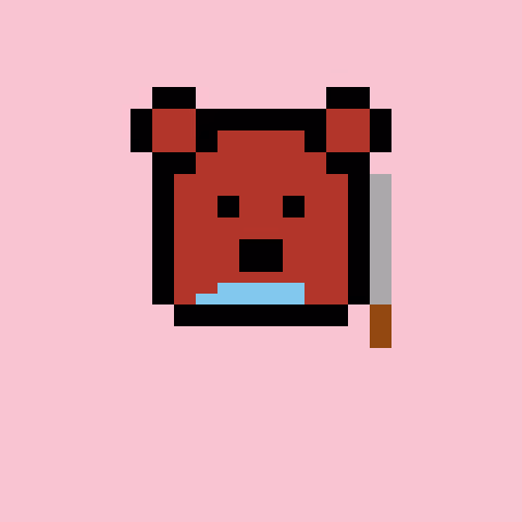 Pixel Bear #76629