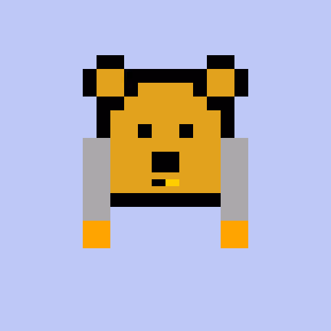 Pixel Bear #59744