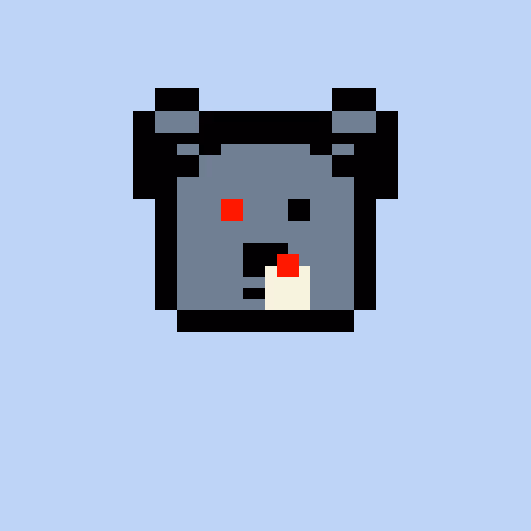 Pixel Bear #17644