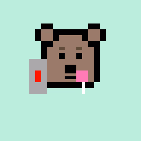 Pixel Bear #758