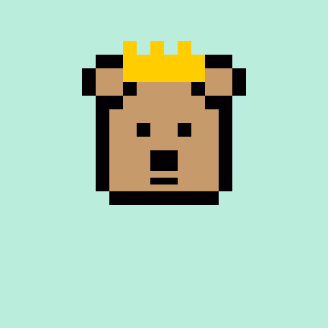 Pixel Bear #58684