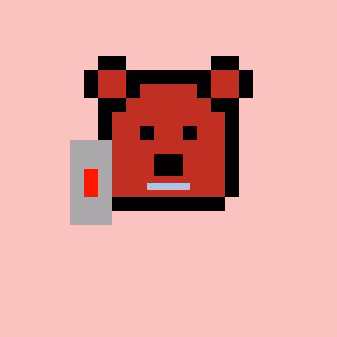 Pixel Bear #11585