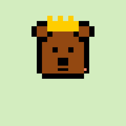 Pixel Bear #22052