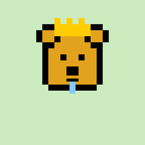 Pixel Bear #25656